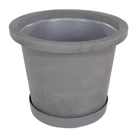 Vestil INDUSTRIAL PLANTER, GRANITE GRAY OG-IP-65-GGY